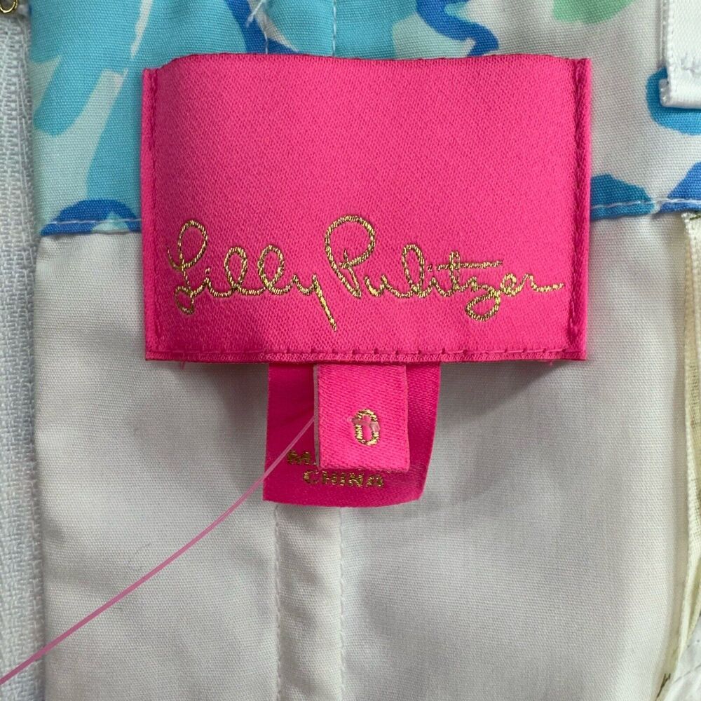 Lilly Pulitzer Womens Kenzie Strapless Dress Size 0 Blue Banquet Tea Sorority - Picture 5 of 16